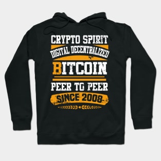 bitcoin retro Hoodie